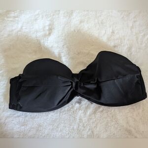 Victoria's Secret Strapless Bikini Top Black 36C